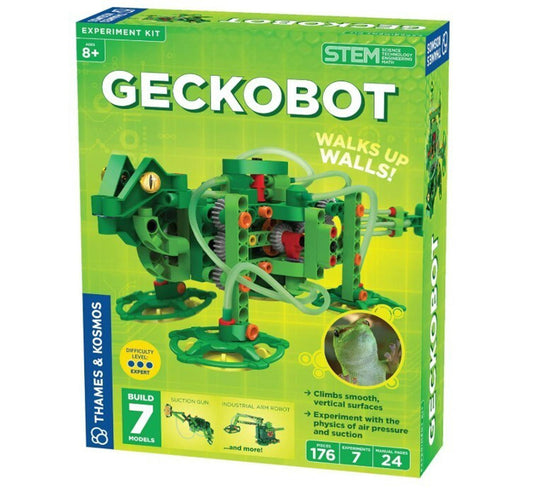 Thames & Kosmos Geckobot STEM Experiment Kit Build a Wall-Climbing Gecko Robot