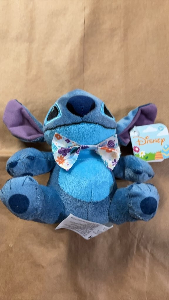 Disney Stitch Plush Toy with Bow Tie New with tags