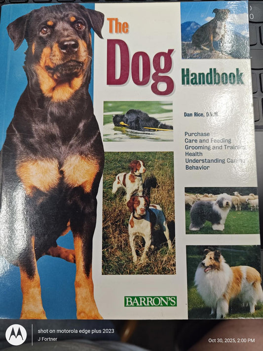 The- Dog Handbook, The (Barrons Pet Handbook Series) by Rice DVM, Dan