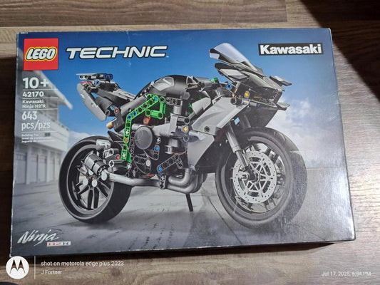 LEGO Technic Kawasaki Ninja H2R Motorcycle Toy 42170 (New Sealed)