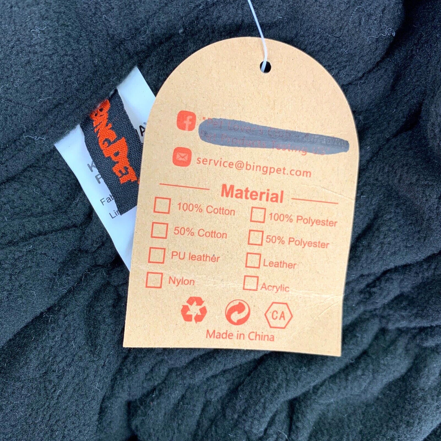 Bing Pet Dog Faux Lamb Plaid Reversible Adjustable Size L Coat Dog Jacket Dog