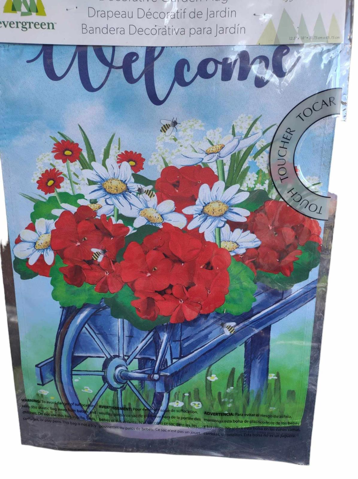 Garden Flags (Set of 10) 12x18 Inch Double Sided Yard Flags Assorted Mix