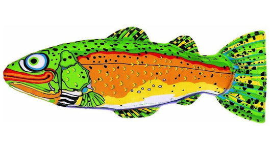 Fat Cat Classic Incredible Strapping Yankers Dog Toy Trout