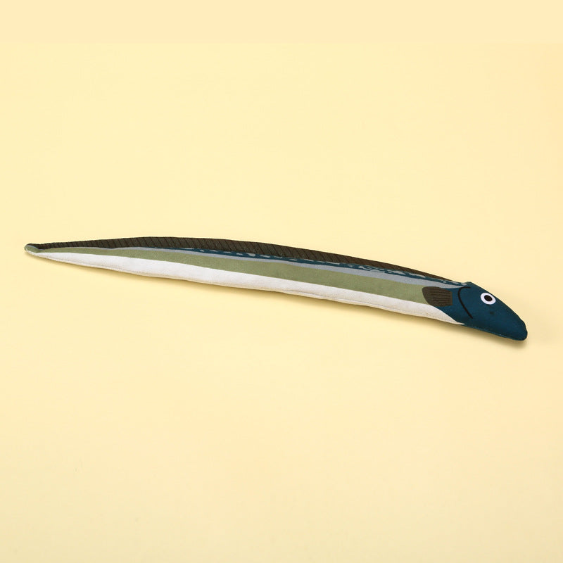 Fish-shaped decorative item featuring a sleek design and vibrant colors.