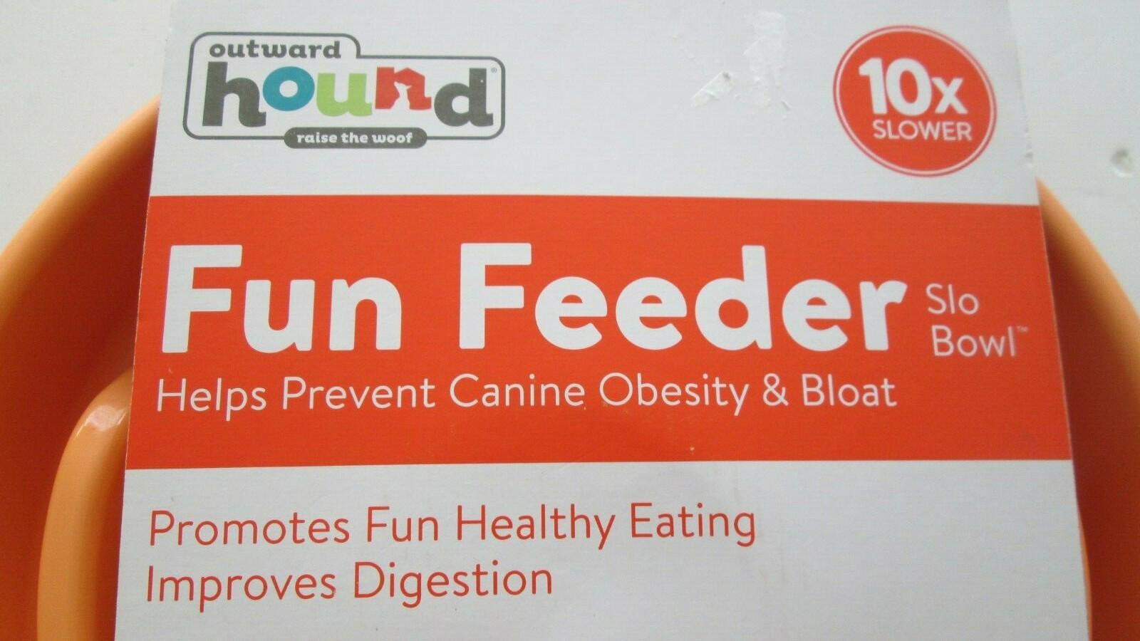 Fun Feeder Slo Bowl designed to prevent canine obesity and bloat, promoting healthy eating.