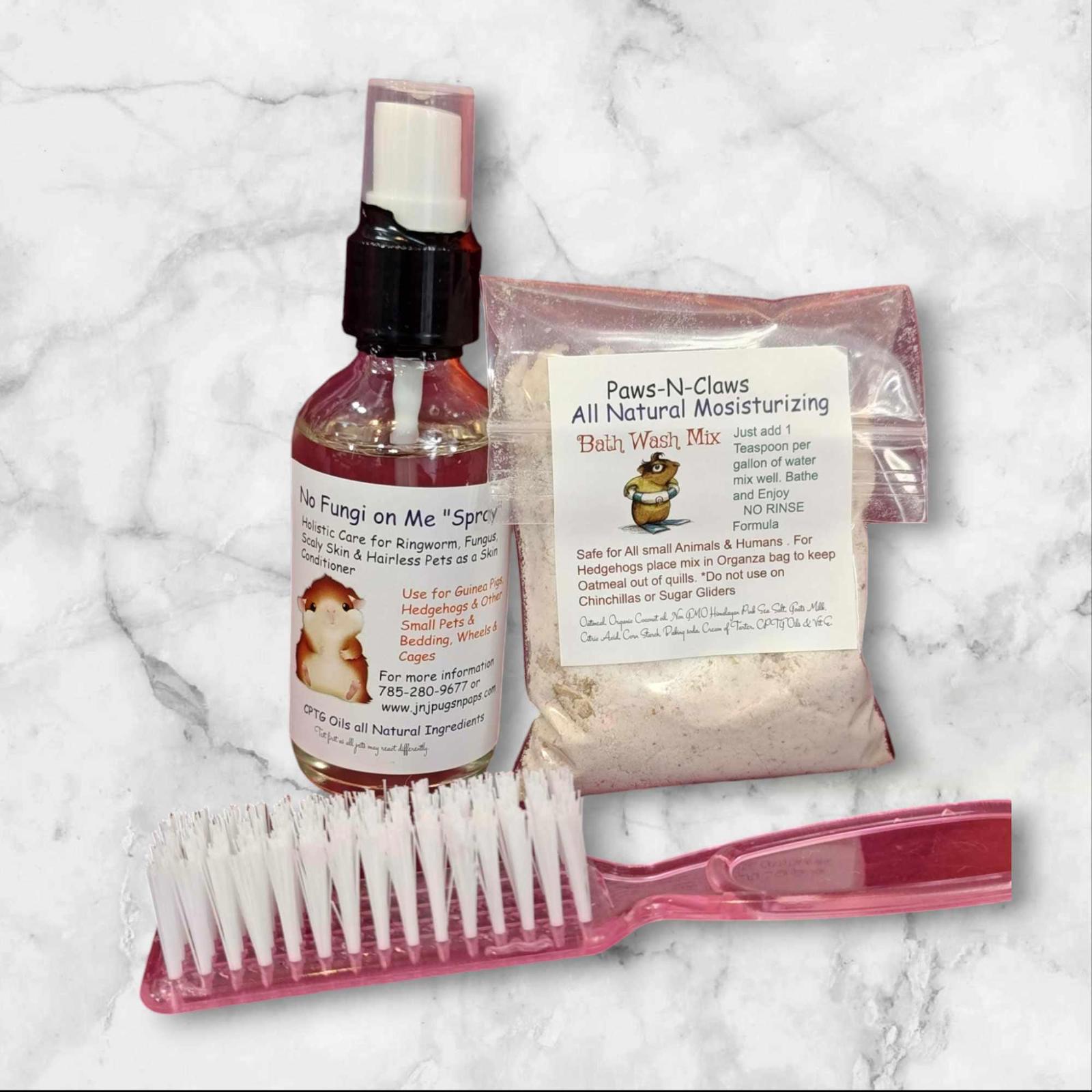 Pass-N-Glow All Natural Moisturizing Hair Care Kit includes spray and treatment mix.