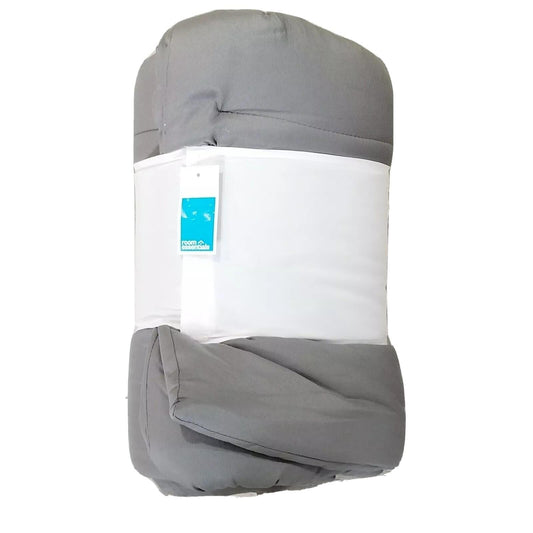 Gray Comforter Set featuring a soft texture and stylish design for cozy bedding.