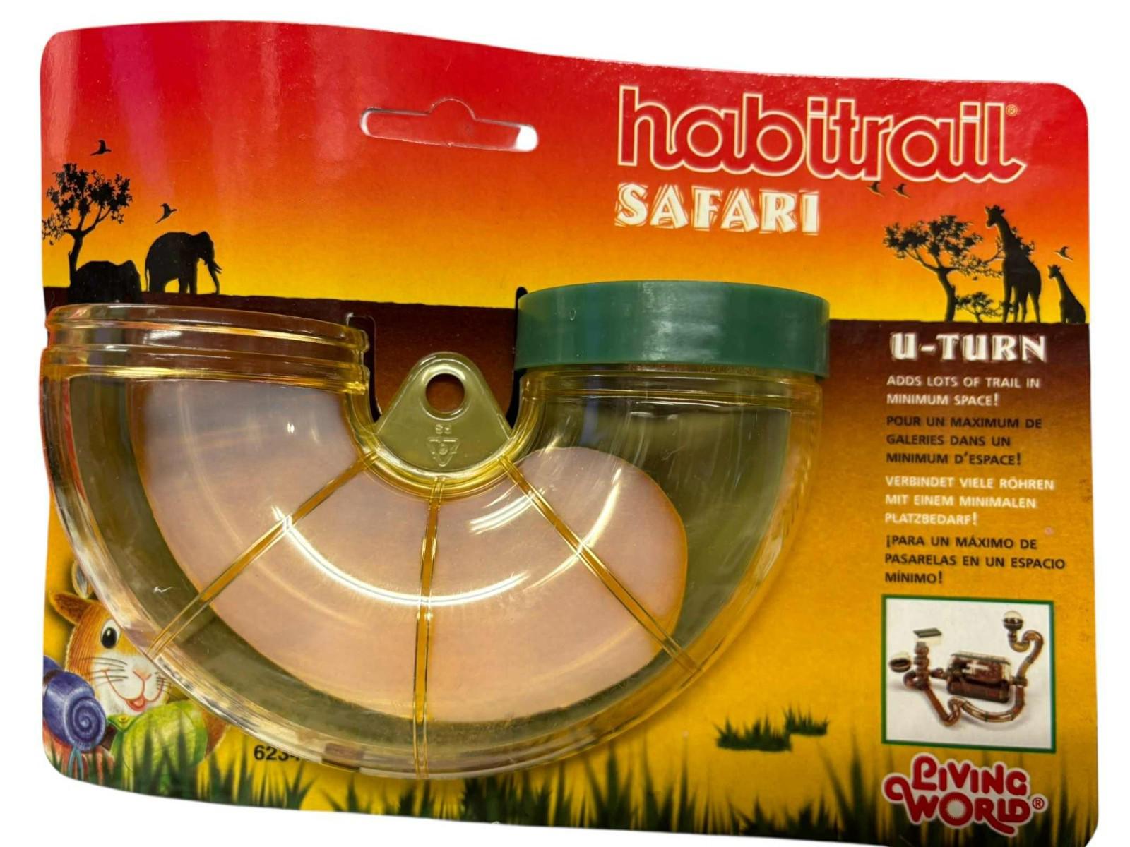 Habitrail Safari U-Turn small animal habitat accessory for creating tunnels.