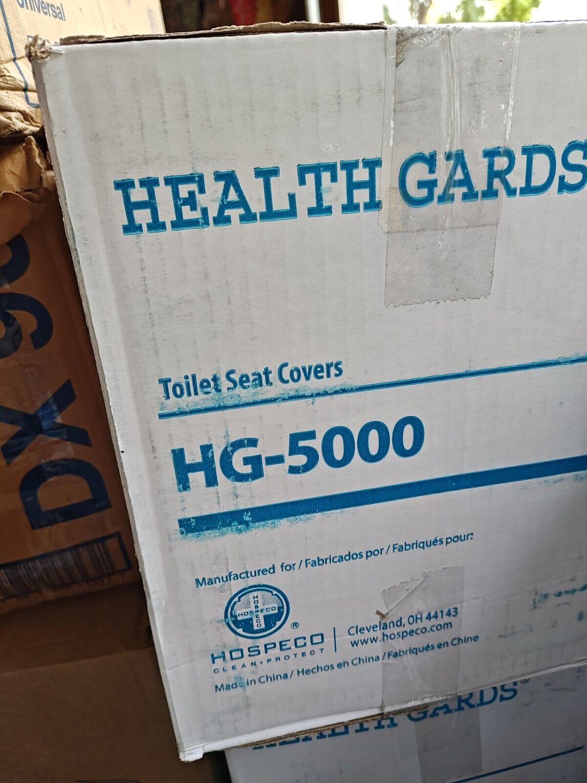 HG-5000 toilet seat covers in a box, designed for hygiene and convenience.
