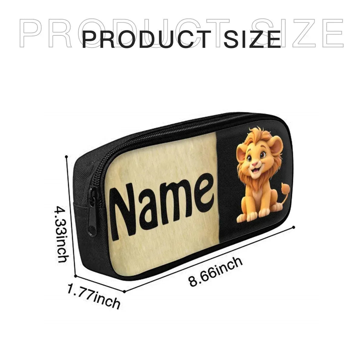 Personalized Lion Kids School Set | Custom Name | Baby Lion Backpack, Lunch Tote & Pen Pouch Gift