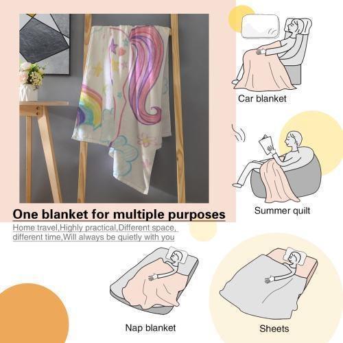 Personalized Picture Blanket | Custom Photo & Kids Drawing Art Fleece Throw Gift