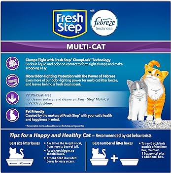 Fresh Step Multi-Cat Scented Litter