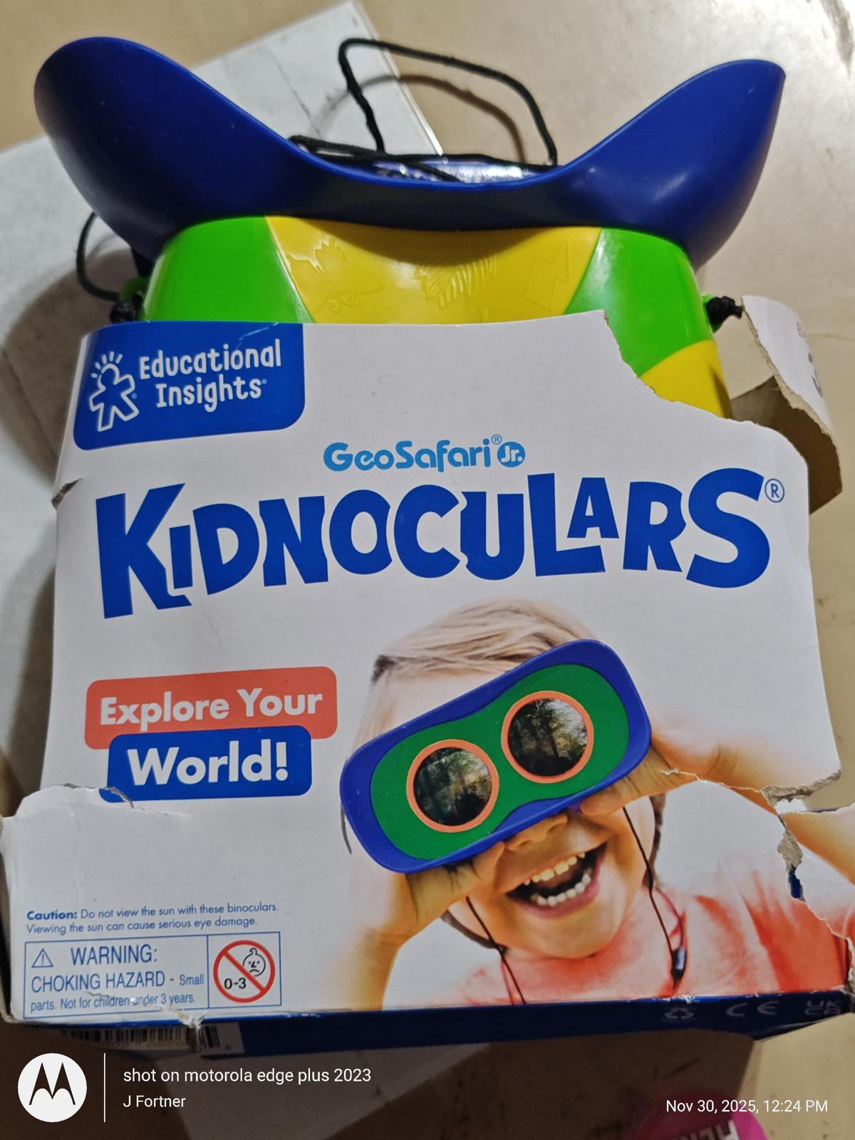 Kidnoculars by Educational Insights featuring a colorful design for exploring the world.