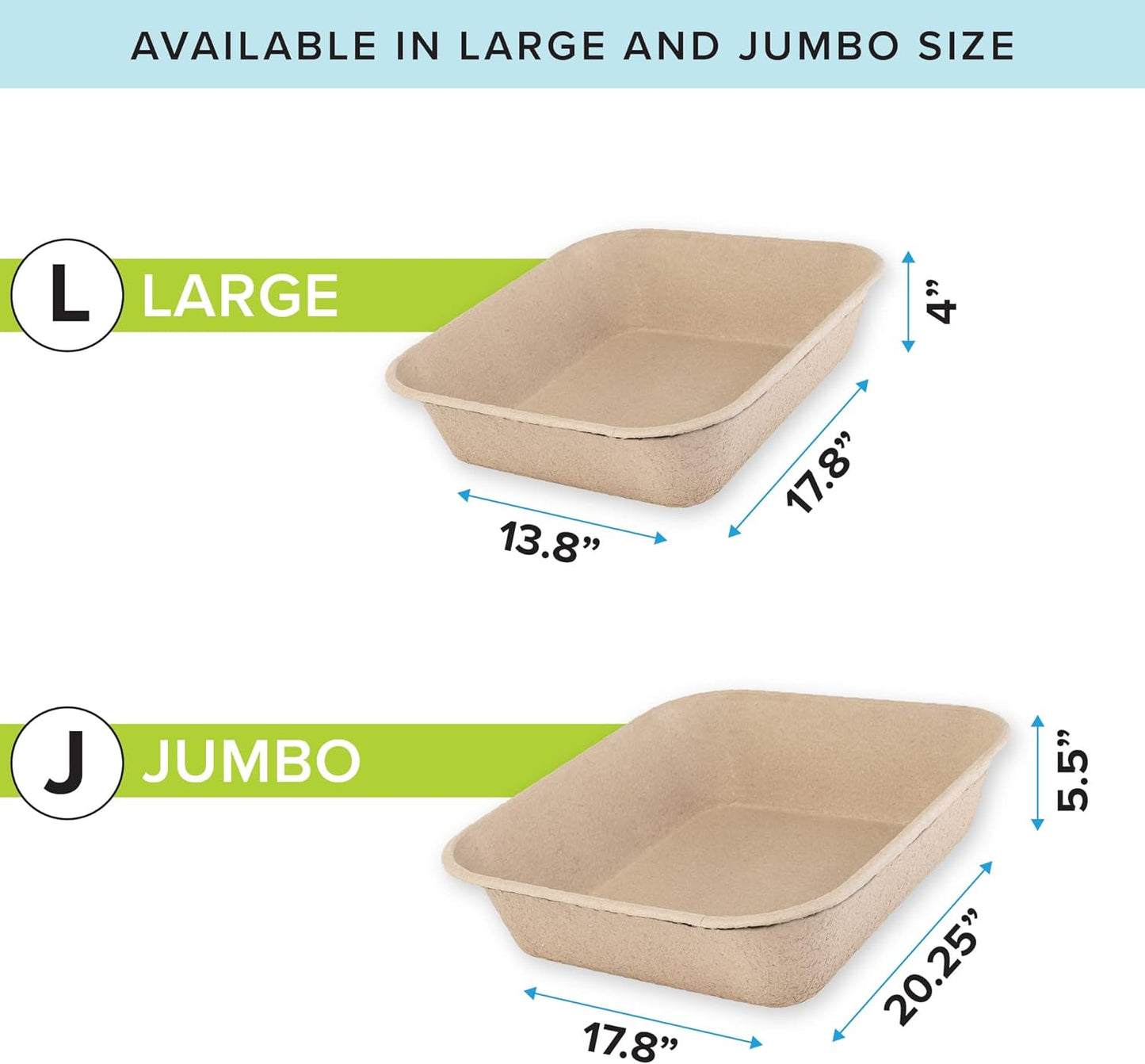 3pk Kitty Sift Jumbo Disposable Cat Litter Box