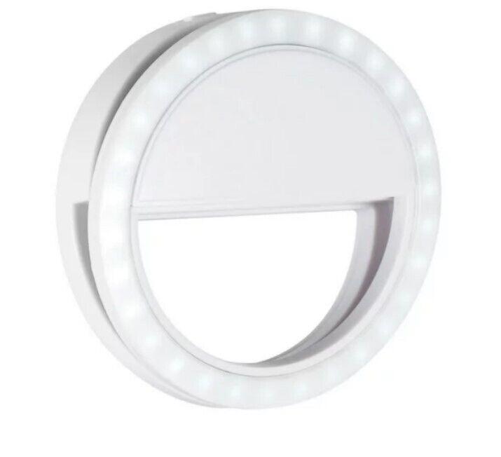 LED Makeup Mirror with bright white lights for enhanced visibility.