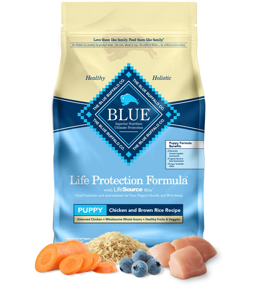 Blue Buffalo Puppy Chicken and Brown Rice Dry Dog Food