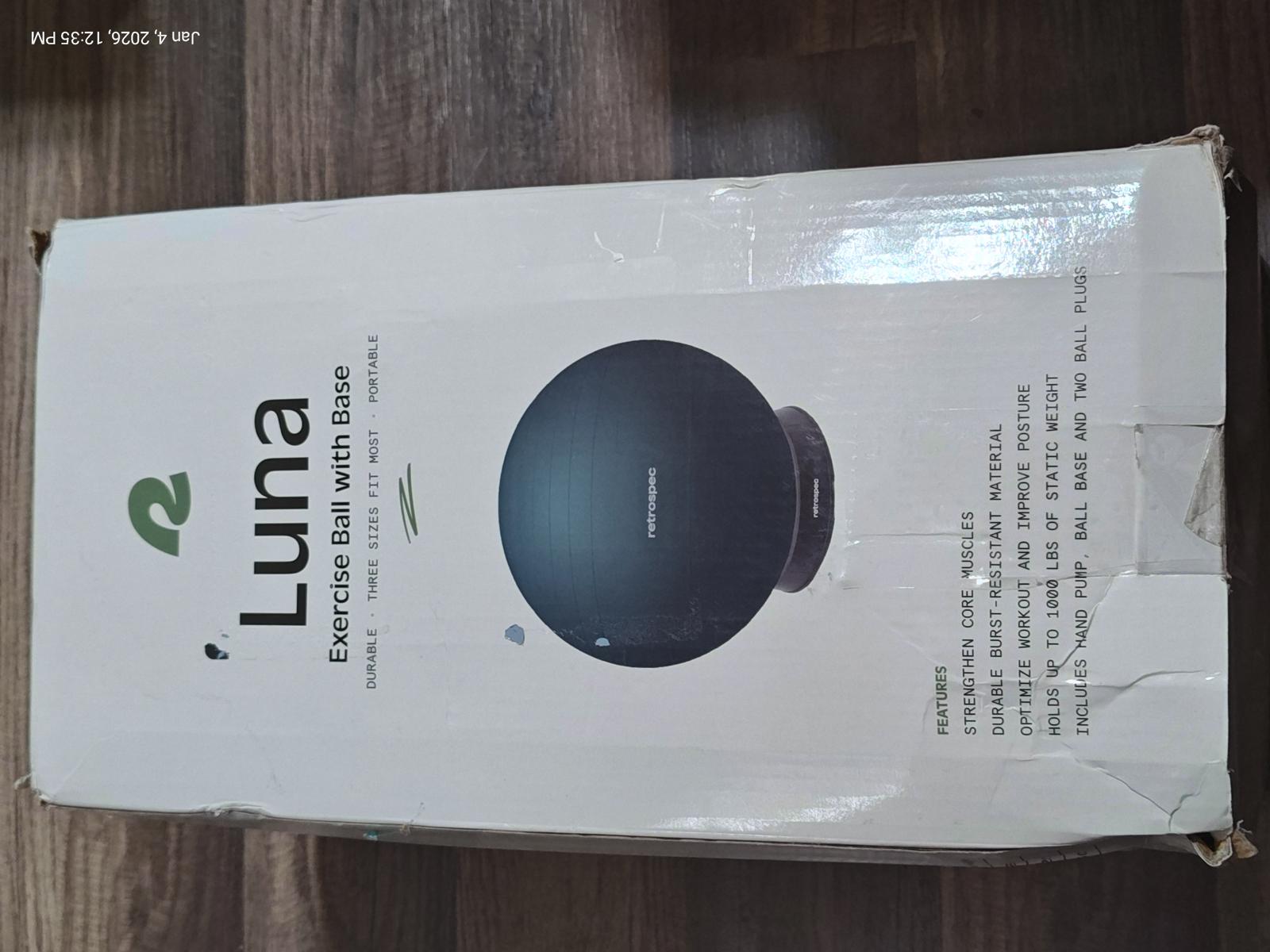 Luna electric air purifier with sleek design and compact size.