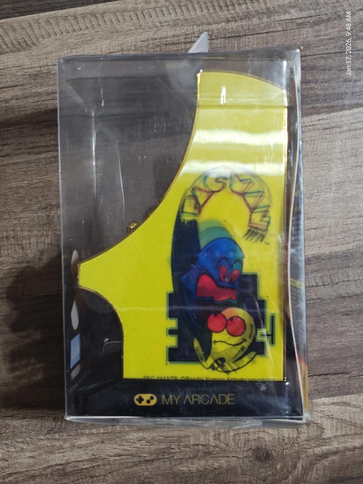 My Arcade Pac-Man mini arcade game in a colorful yellow design.