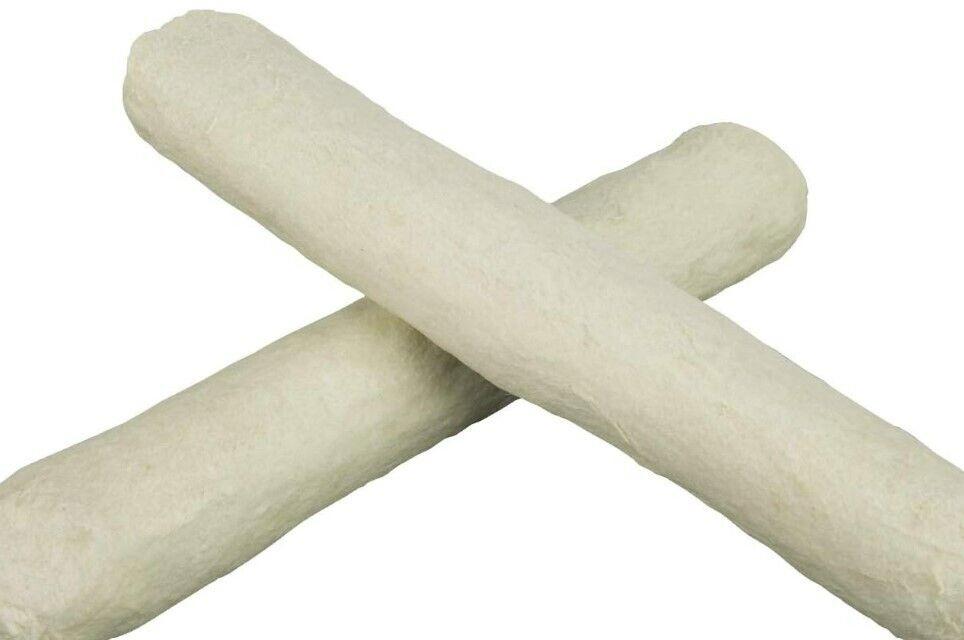 Natural Dog Chew Sticks made from rawhide, ideal for dental health and chewing satisfaction.
