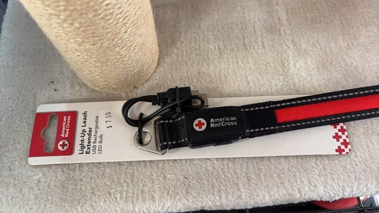 15 inch -American Red Cross Light-Up Leash Extender