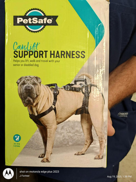 PetSafe CareLift support harness designed for lifting and assisting senior or disabled dogs.