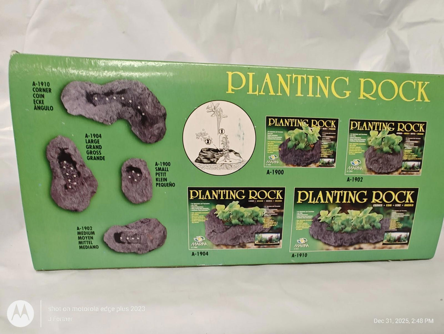 Planting Rock set featuring realistic rock designs for garden decoration.