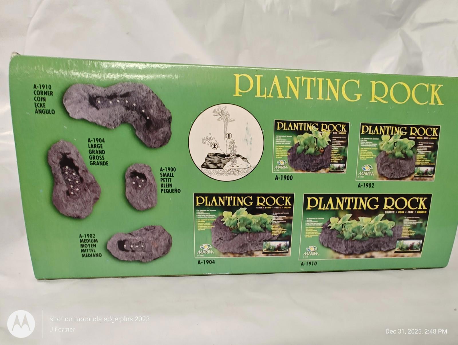 Planting Rock set featuring realistic rock designs for garden decoration.