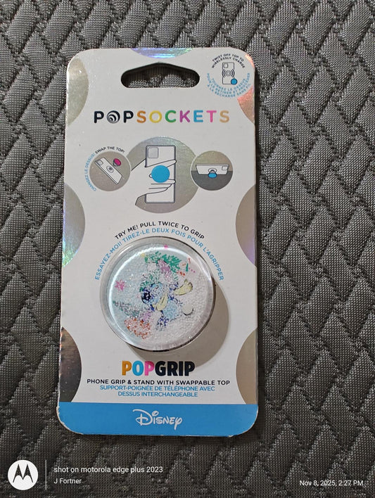 PopGrip by PopSockets featuring a colorful Disney design for phone grip and stand.