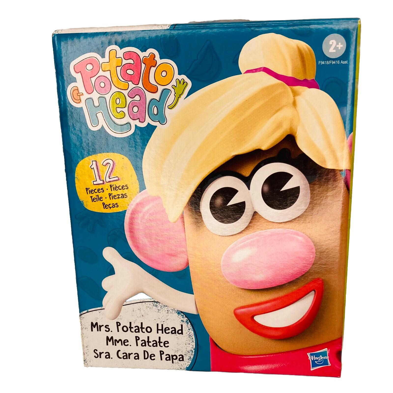 Potato Head toy set featuring Mrs. Potato Head with 12 interchangeable facial features.