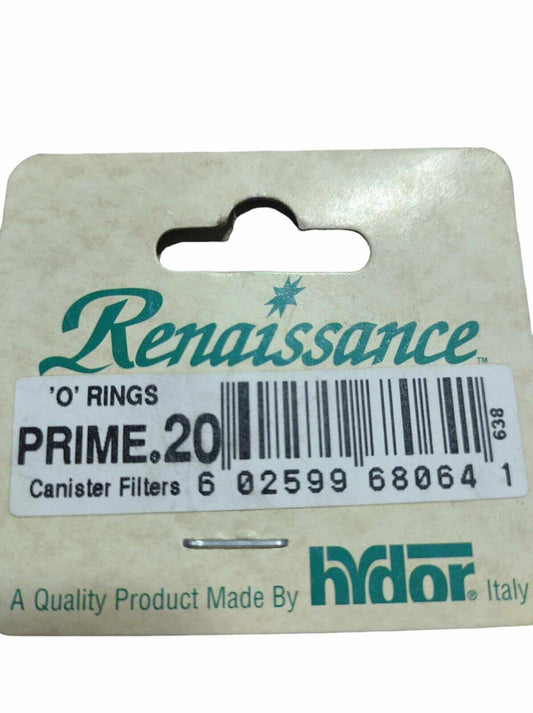 Renaissance 'O' Rings for canister filters, featuring a durable design and quality construction.