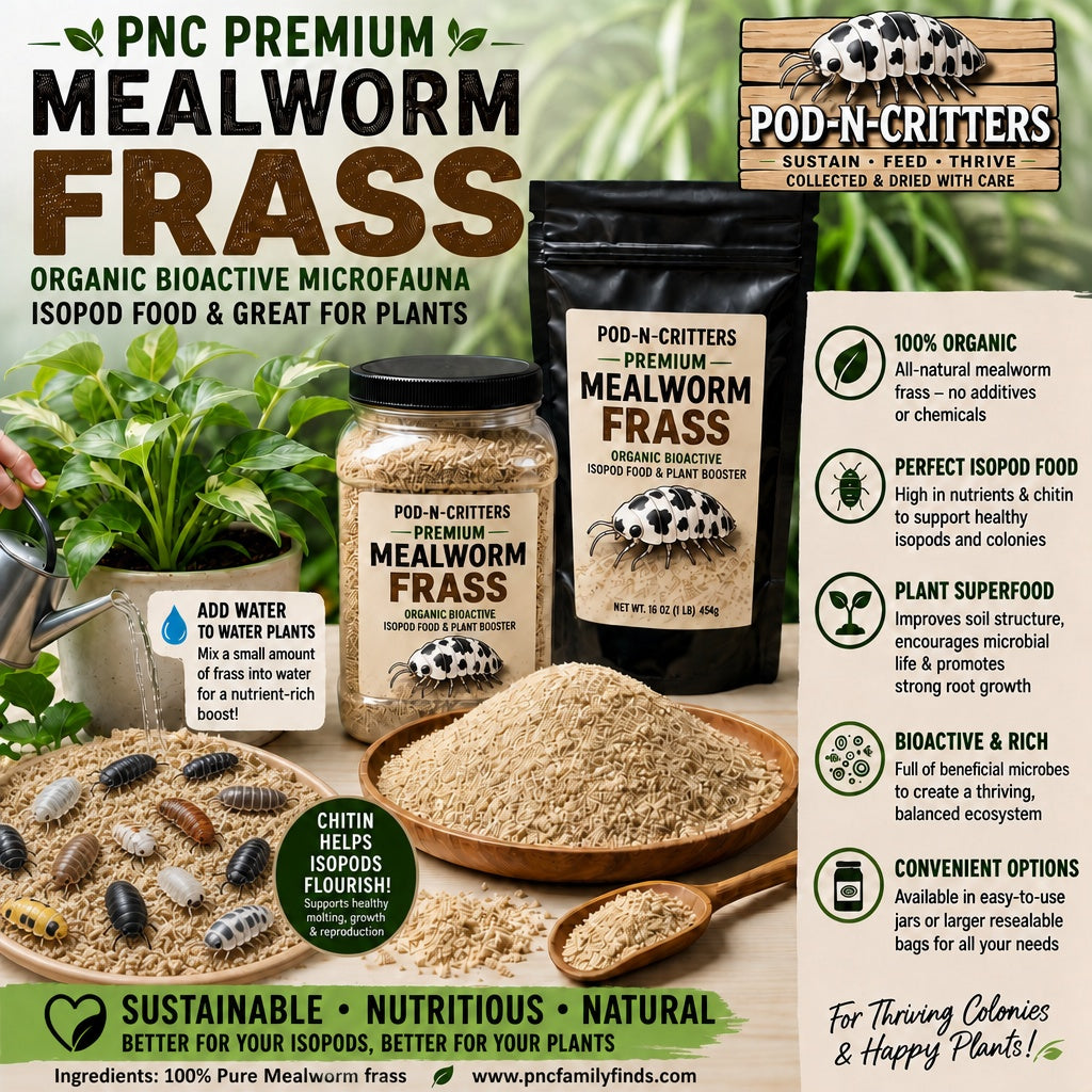 Premium Mealworm Frass ! Organic and Homegrown