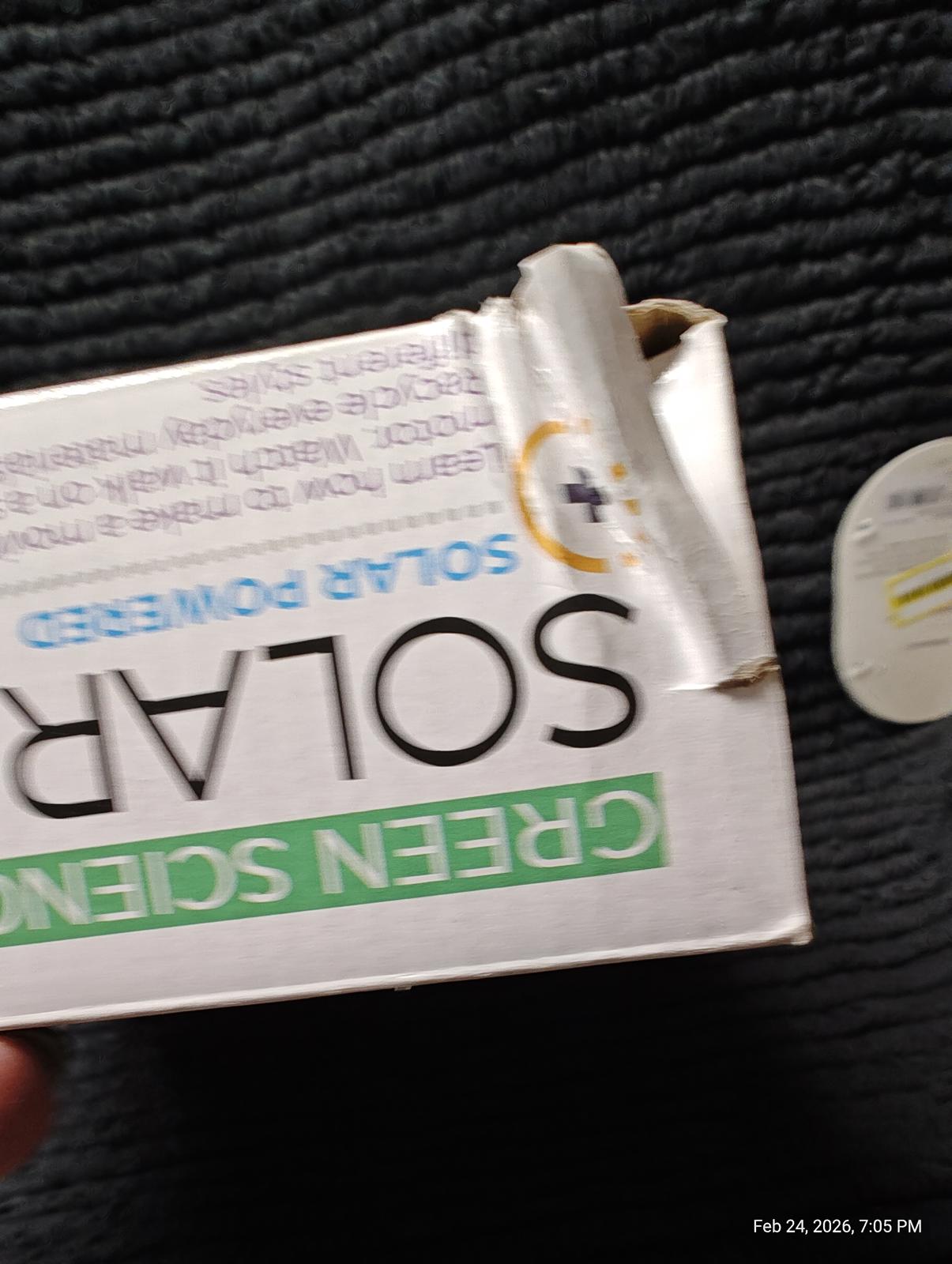 Solar Green Science kit featuring eco-friendly solar power components.