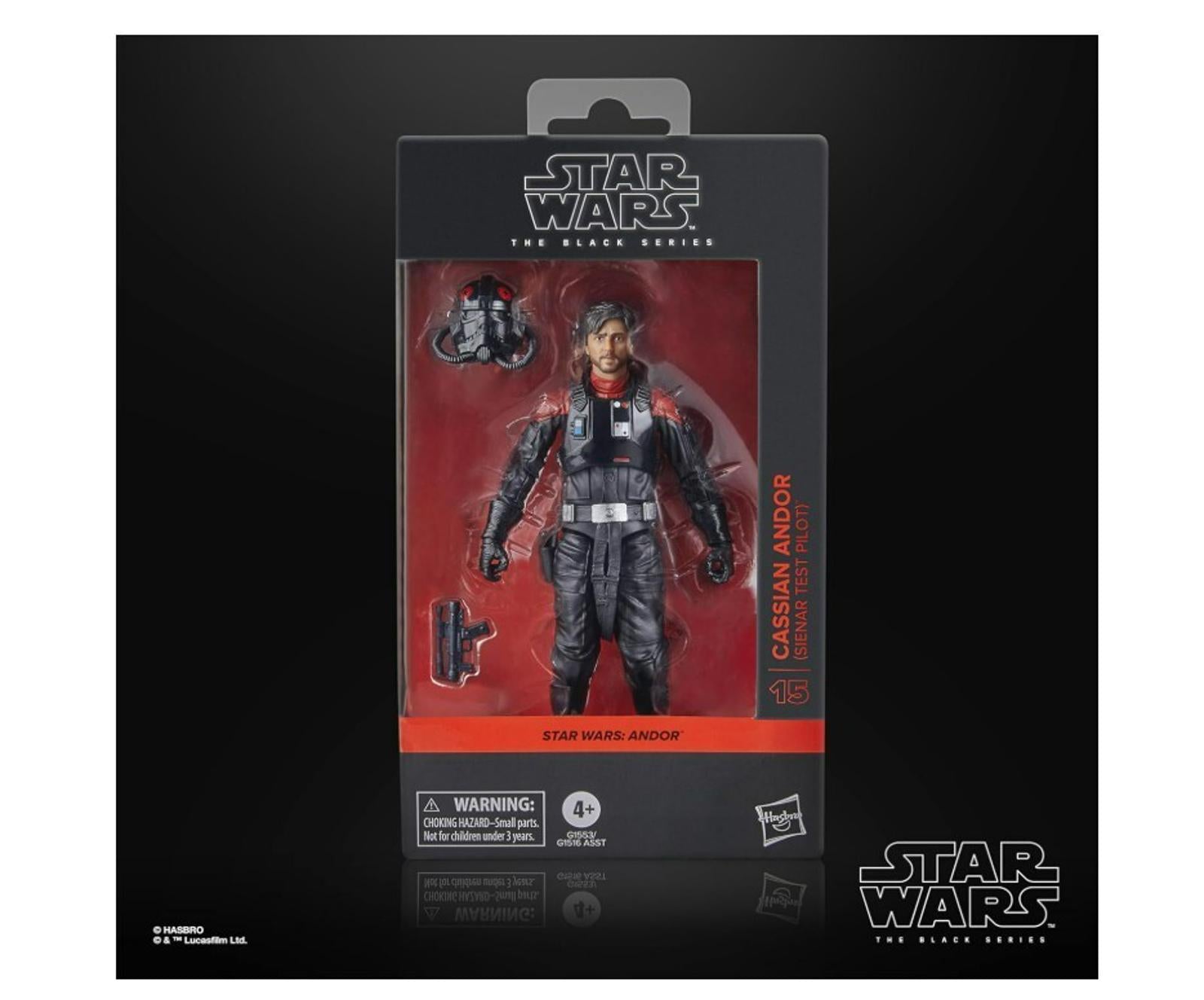 Star Wars Carbon Armor action figure in packaging with accessories.