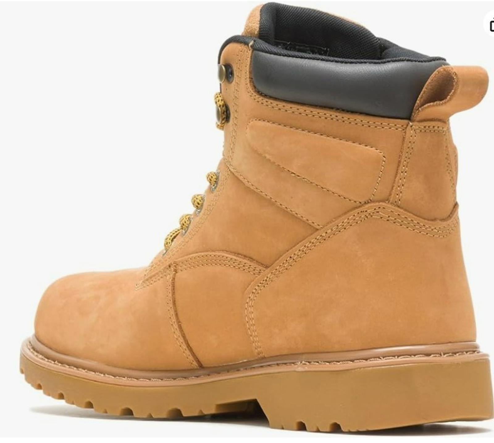 Tan Work Boots featuring a sturdy design and durable sole for outdoor activities.