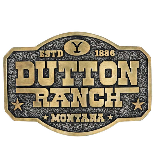 The Y Yellowstone Dutton Ranch Attitude Belt Buckle