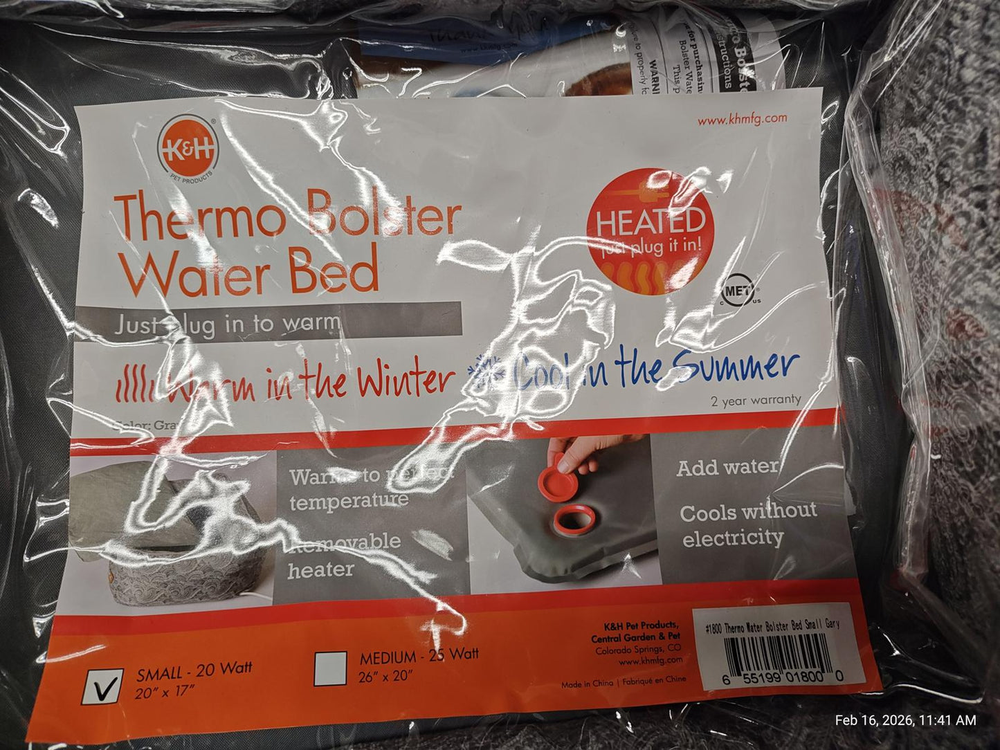 Thermo Poster Water Bed for winter warmth and summer cooling, featuring easy setup and heater.
