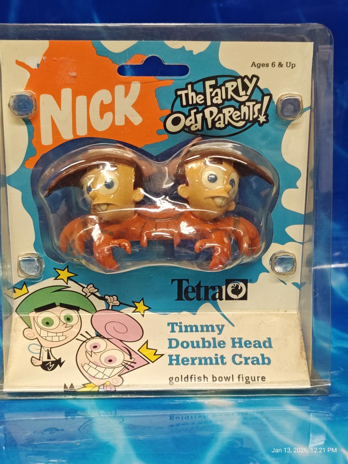 Timmy Double Head Hermit Crab from The Fairly OddParents, featuring two characters with crab claws.
