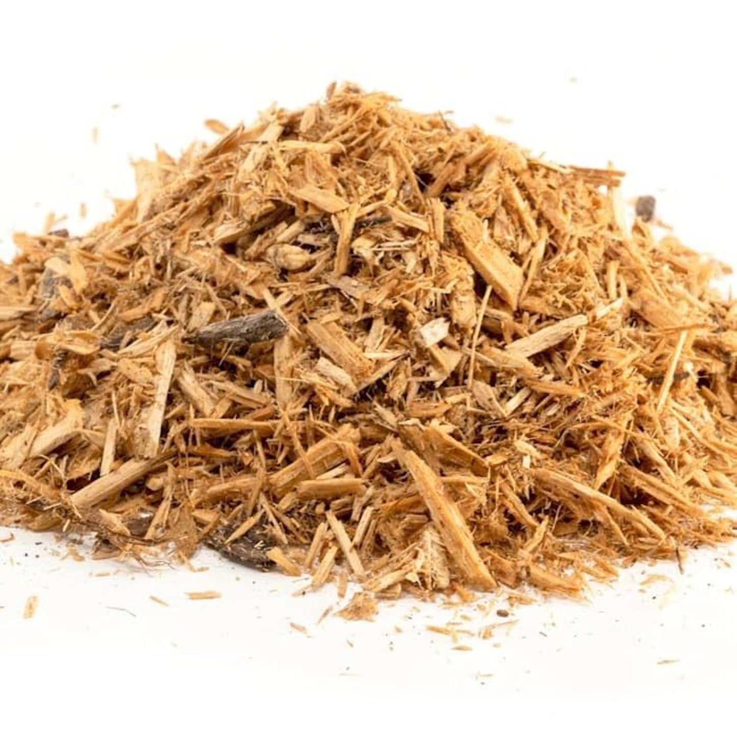 Wood Shavings for crafting and woodworking projects, featuring fine, light brown shavings.